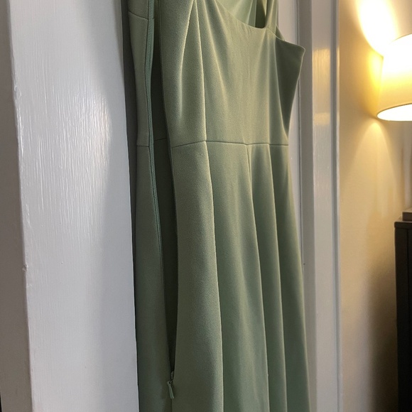 Anthropologie - BHLDN Blake Square-Neck Stretch Crepe Maxi Dress - Picture 9 of 9